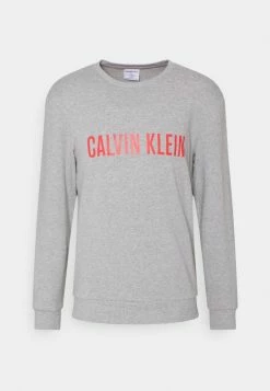 Calvin Klein Underwear INTENSE POWER LOUNGE - Pyjama Top - Grey Heather