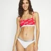 Calvin Klein Underwear COTTON UNLINED BRALETTE 2 PACK - Bustier - White/red