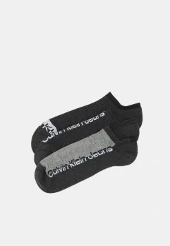 Calvin Klein Underwear SNEAKER ATHLEISURE 3 PACK UNISEX - Trainer Socks - Dark Grey