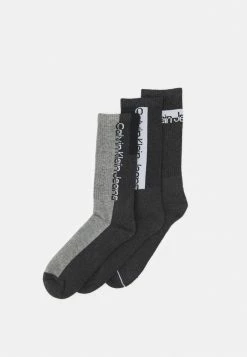 Calvin Klein Underwear SOCK ATHLEISURE 3 PACK UNISEX - Socks - Dark Grey