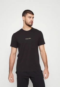 Calvin Klein Underwear CREW NECK - Pyjama Top - Black/gold