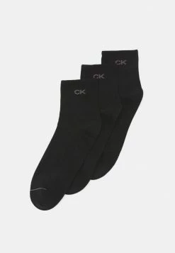 Calvin Klein Underwear MEN SHORT SOCK 3 PACK - Socks - Black