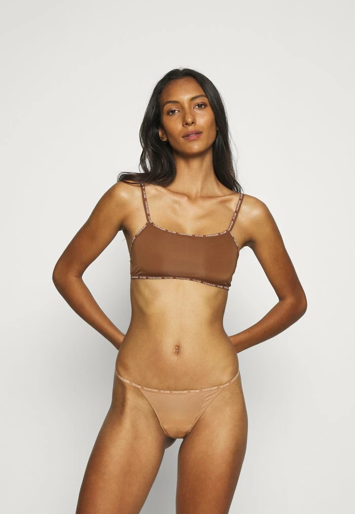 Calvin Klein Underwear UNLINED BRALETTE 2 PACK - Bustier - Cinnamon