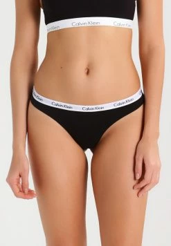 Calvin Klein Underwear CAROUSEL THONG - Thong - Black