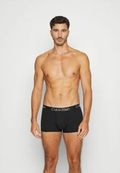 Calvin Klein Underwear TRUNK 3 PACK - Pants - Light Grey/mesquite Lime/black