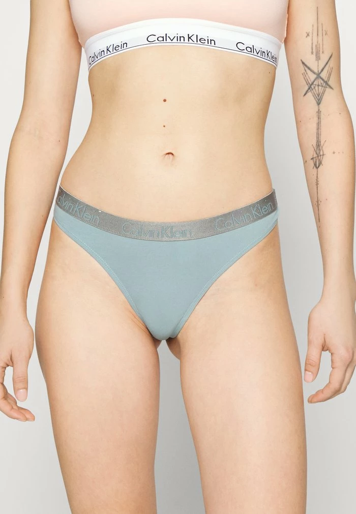 Calvin Klein Underwear THONG - Thong - Tourmaline