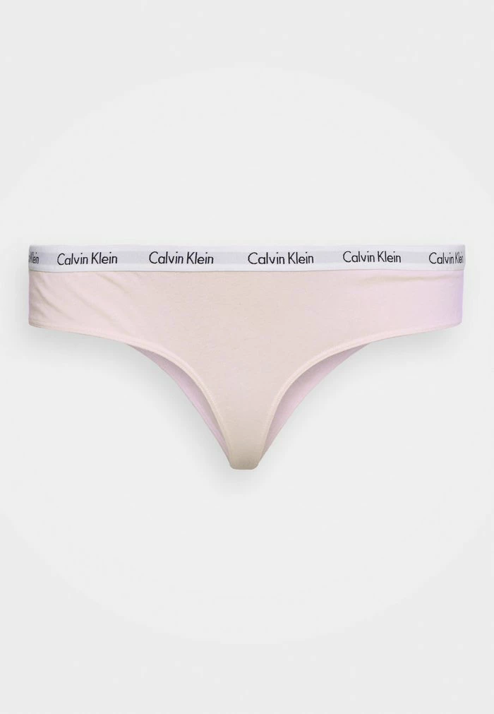 Calvin Klein Underwear THONG 3PACK - Thong - Coral/cyber Green/grey - Image 3
