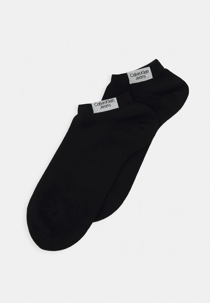 Calvin Klein Underwear WOMEN SNEAKER PATCH 2 PACK - Socks - Black - Image 2