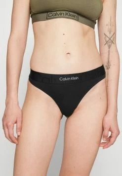 Calvin Klein Underwear THONG - Thong - Black
