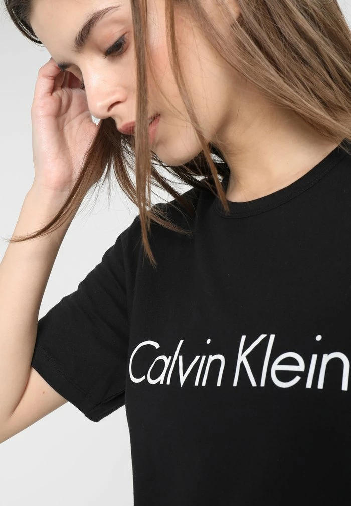 Calvin Klein Underwear COMFORT - Pyjama Top - Black/white - Image 4