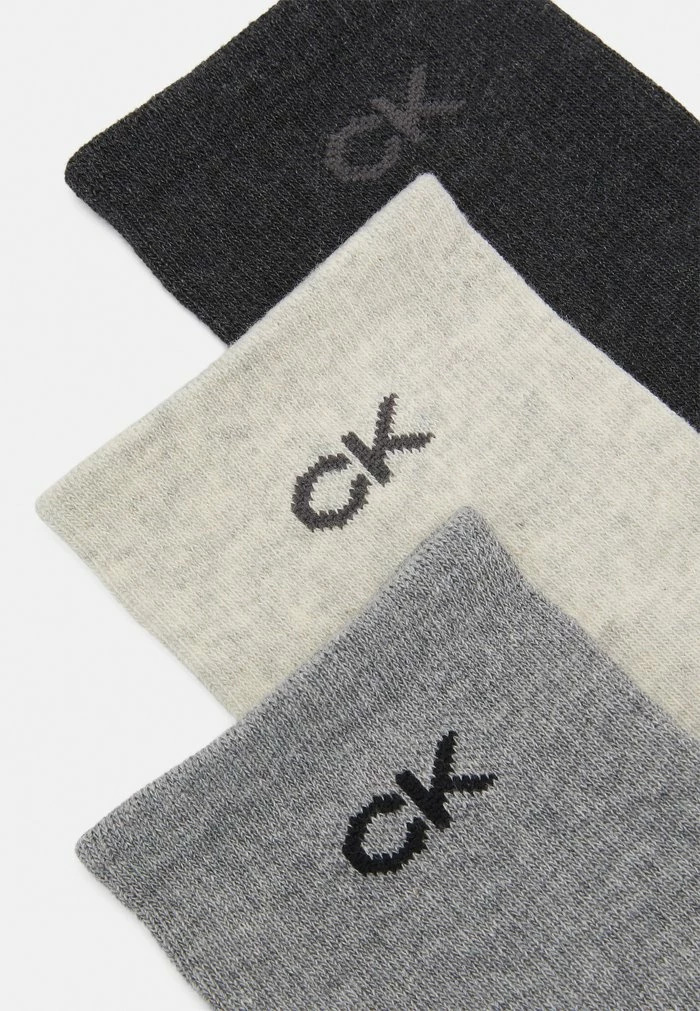 Calvin Klein Underwear MEN SHORT SOCK 3 PACK - Socks - Mid Grey Melange - Image 2
