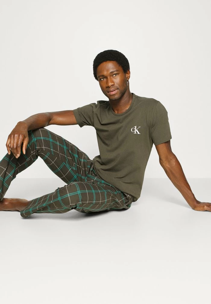 Calvin Klein Underwear SLEEP PANT - Pyjama Bottoms - Window Pane/process Green - Image 4