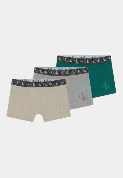 Calvin Klein Underwear TRUNK 3 PACK - Pants - Darkturquoise/greyheath/lightstone