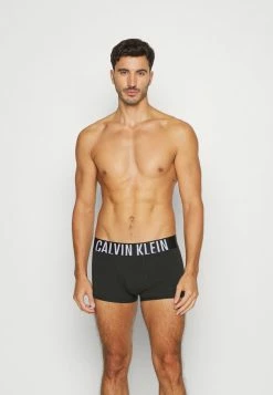 Calvin Klein Underwear TRUNK 2 PACK - Pants - Black/ Ignature Blue