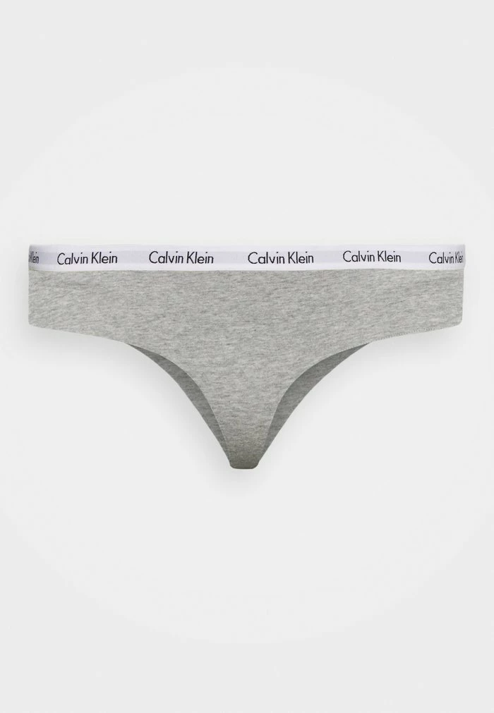 Calvin Klein Underwear THONG 3PACK - Thong - Coral/cyber Green/grey - Image 2