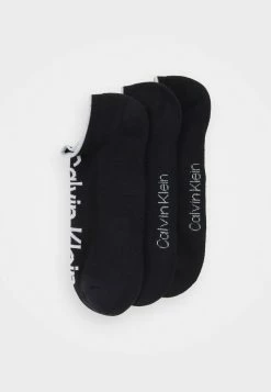 Calvin Klein Underwear SNEAKER ATHLEISURE 3 PACK UNISEX - Trainer Socks - Black