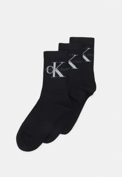 Calvin Klein Underwear WOMEN SOCK 3 PACK - Socks - Black