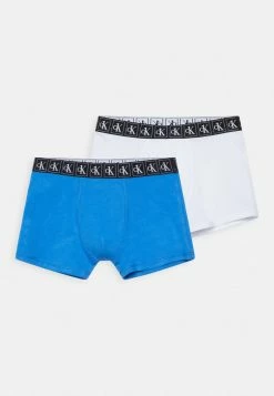 Calvin Klein Underwear 2 PACK - Pants - White/electric Aqua