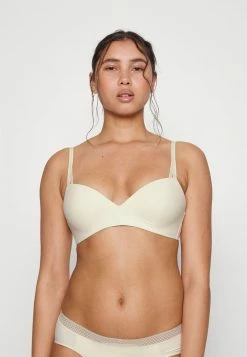 Calvin Klein Underwear SEDUCTIVE COMFORT LIGHT LIFT DEMI WIREFREE - T-shirt Bra - Ivory