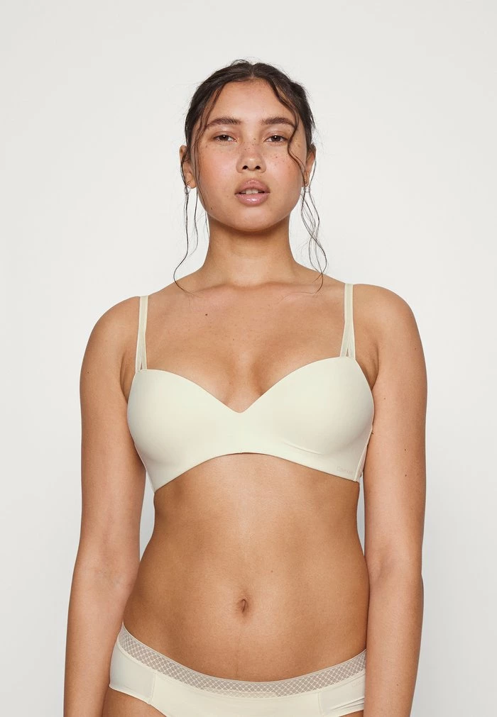 Calvin Klein Underwear SEDUCTIVE COMFORT LIGHT LIFT DEMI WIREFREE - T-shirt Bra - Ivory 3 Calvin Klein Underwear SEDUCTIVE COMFORT LIGHT LIFT DEMI WIREFREE - T-shirt Bra - Ivory