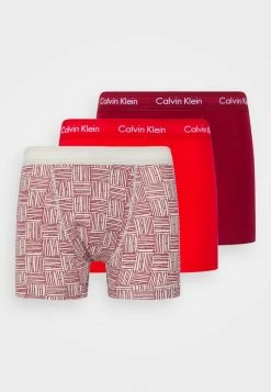 Calvin Klein Underwear TRUNK 3 PACK - Pants - Red -Calvin Klein Underwear Shop e12a579968734ff39d174e82593f9e38
