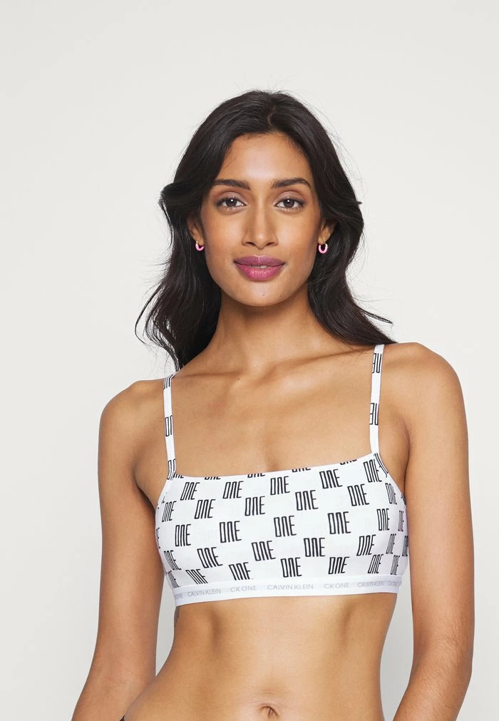 Calvin Klein Underwear COTTON UNLINED BRALETTE 2 PACK - Bustier - Salient Green/white - Image 2