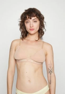 Calvin Klein Underwear UNLINED TRIANGLE - Triangle Bra - Clay