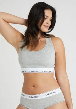 Calvin Klein Underwear UNLINED BRALETTE - Bustier - Grey Heather