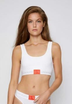 Calvin Klein Underwear UNLINED BRALETTE - Sports Bra - White