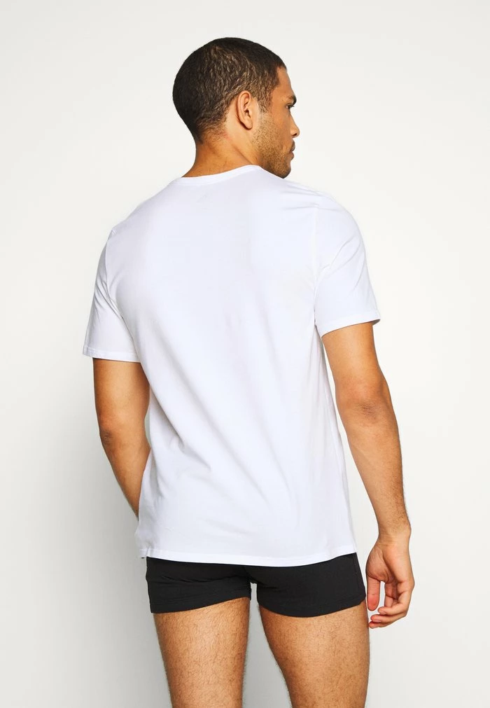 Calvin Klein Underwear GRAPHIC TEES CREW NECK - Pyjama Top - White 5 Calvin Klein Underwear GRAPHIC TEES CREW NECK - Pyjama Top - White - Image 3