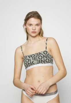 Calvin Klein Underwear COTTON UNLINED BRALETTE 2 PACK - Bustier - White/grey Heather