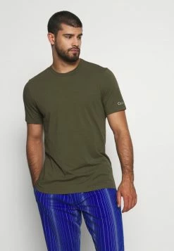 Calvin Klein Underwear GALVANIZE LOUNGE CREW NECK - Pyjama Top - Green